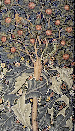 Fig. 4 : William Morris, « Woodpecker Tapestry », 1885 