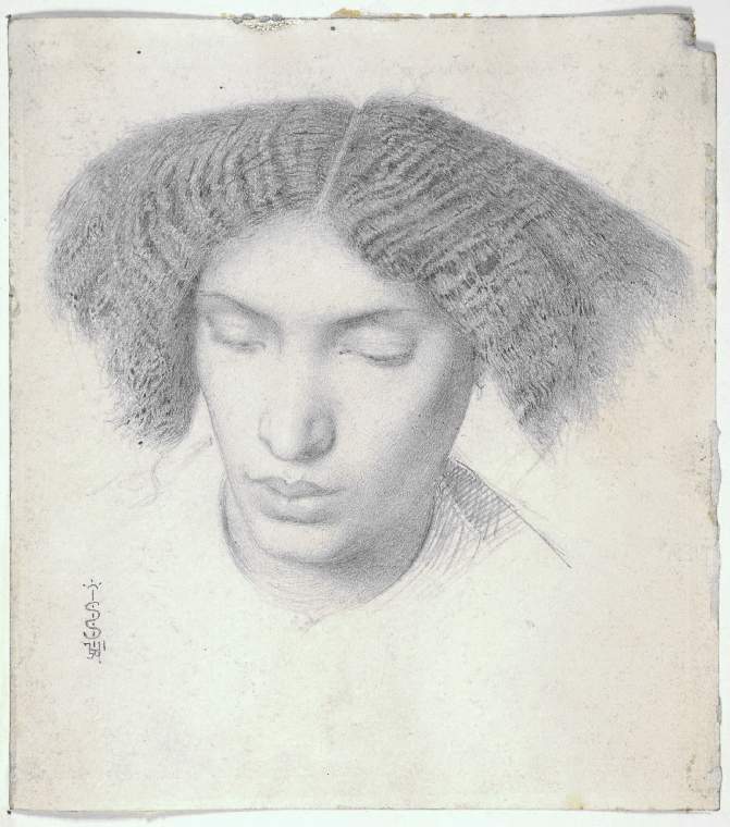 Fig. 5 – Simeon Solomon, Portrait of Fanny Eaton, 1859, graphite 